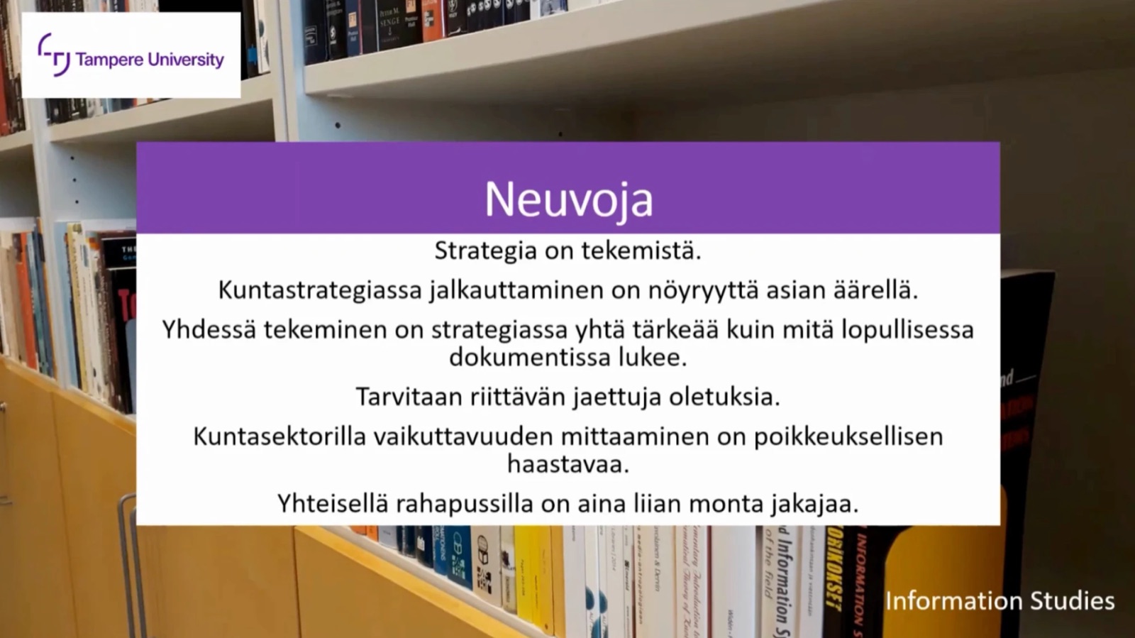 Neuvoja kuntastrategiaan: strategia on tekemistä, jalkauttaminen on nöyryyttä ja yhdessä tekeminen on yhtä tärkeää kuin dokumentti